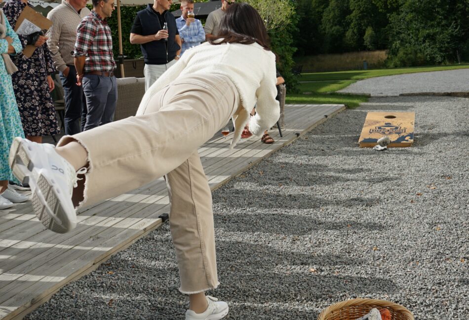 cornhole på 30års fest